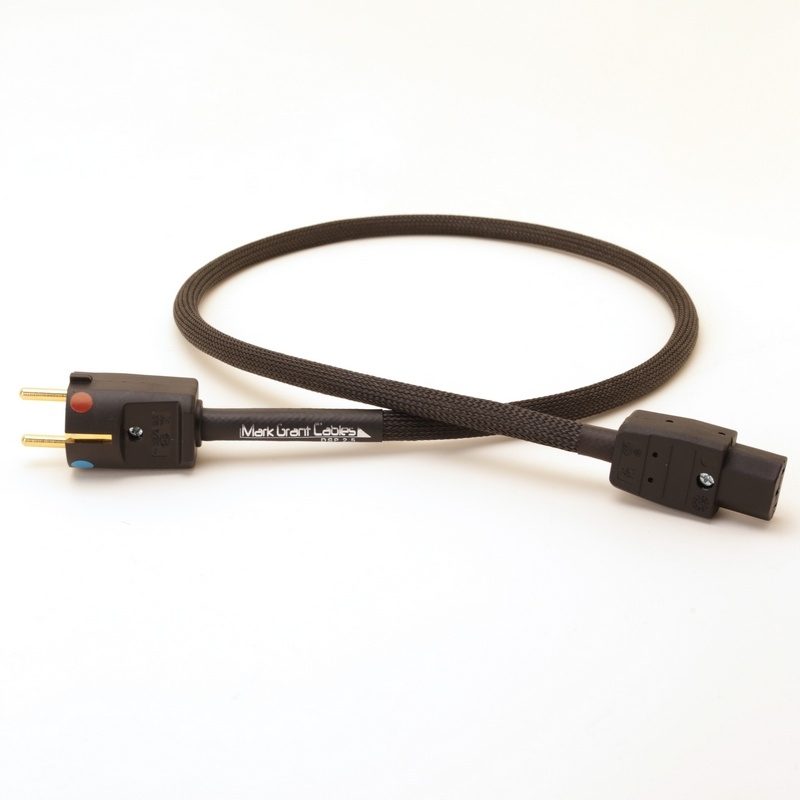 Mark Grant - DSP 2.5 Dual Screened power cable - Gold Plated